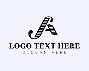 Restaurant - Creative Writer Publishing Letter A logo design