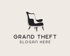 Chair Furniture Decor Logo