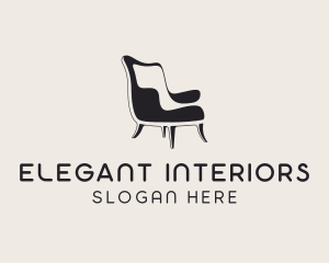 Decorator - Chair Furniture Decor logo design