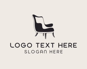 Chair Furniture Decor Logo