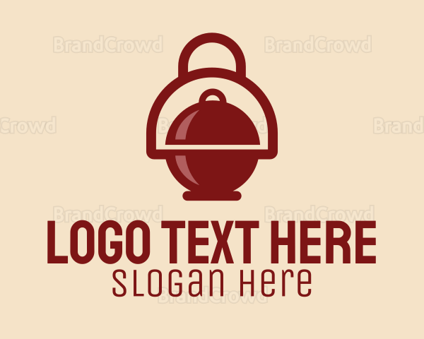 Round Barbecue Grill Logo