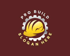 Construction Hard Hat logo design