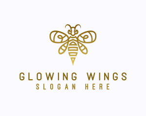 Honey Bee Wings logo design