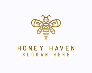 Honey Bee Wings logo design