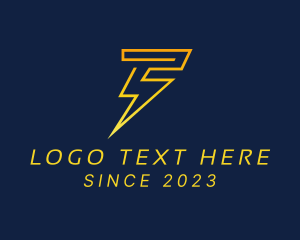 App - Lightning Bolt Energy logo design