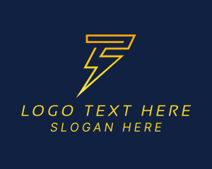 Lightning Bolt Energy Logo