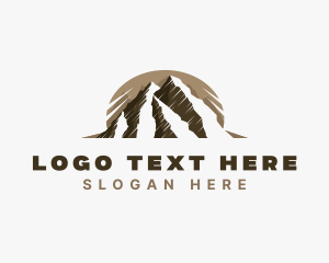 Explore - Mountain Summit Hiking logo design