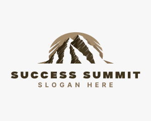 Mountain Summit Hiking logo design