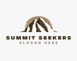 Mountain Summit Hiking logo design