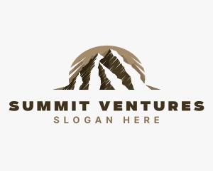 Mountain Summit Hiking logo design