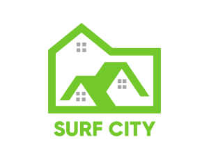 Green Box House logo design