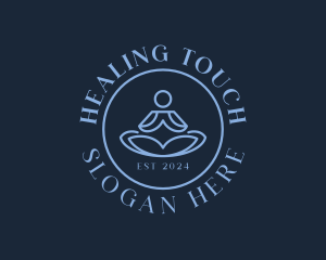 Meditation Yoga Reiki logo design