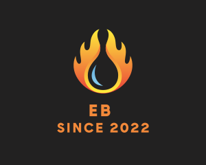 Water - Fuel Fire Petroleum Gas logo design