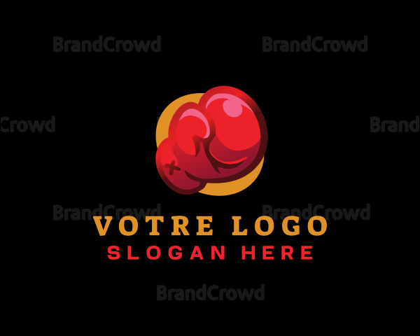 Sport Boxing Gloves Logo