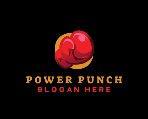 Boxing - Sport Boxing Gloves logo design