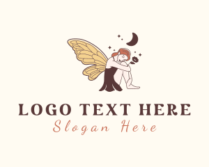 Magical - Folklore Woman Fairy logo design