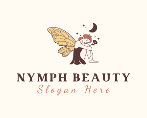 Nymph - Folklore Woman Fairy logo design