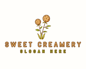 Flower Cookies Plant logo design