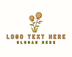 Culinary - Flower Cookies Plant logo design