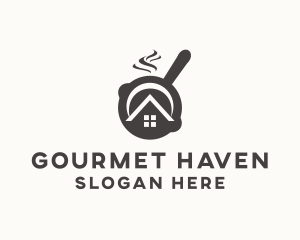 Cooking Pan Restaurant logo design