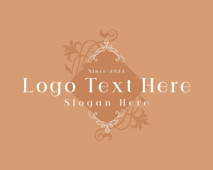 Filligree - Elegant Luxury Floral Boutique logo design