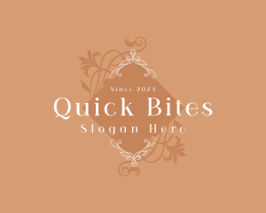 Elegant Luxury Floral Boutique Logo