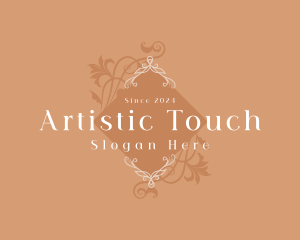 Elegant Luxury Floral Boutique logo design