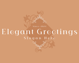 Elegant Luxury Floral Boutique logo design