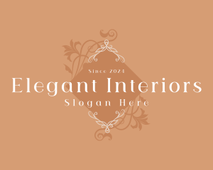 Elegant Luxury Floral Boutique logo design