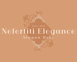 Elegant Luxury Floral Boutique logo design