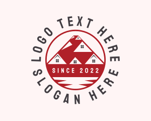 Agent - House Roofing Village logo design