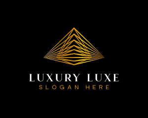 Luxury Pyramid Consultant logo design