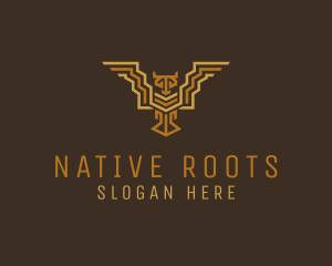Native - Native Bird Symbol logo design