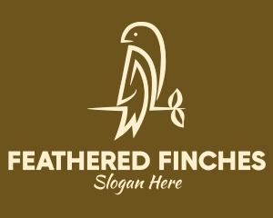 Wild Finch Bird logo design