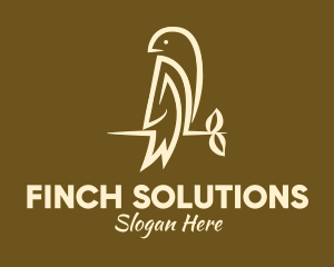 Finch - Wild Finch Bird logo design