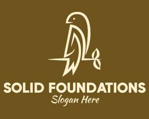 Animal Conservation - Wild Finch Bird logo design