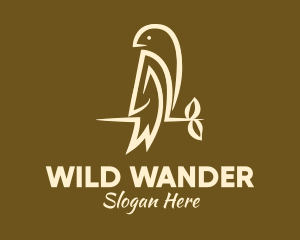 Wild Finch Bird logo design