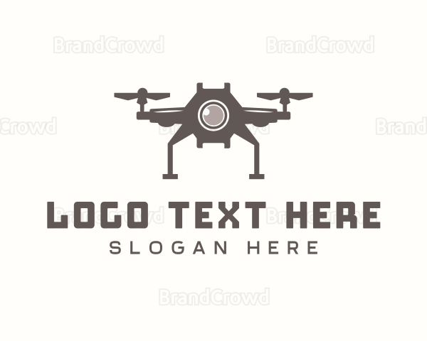 Quadcopter Drone Photography Logo