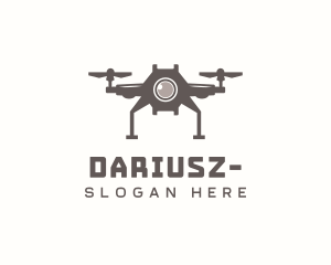 Quadcopter Drone Photography Logo