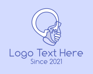 Hand - Milk Bottle Hand logo design