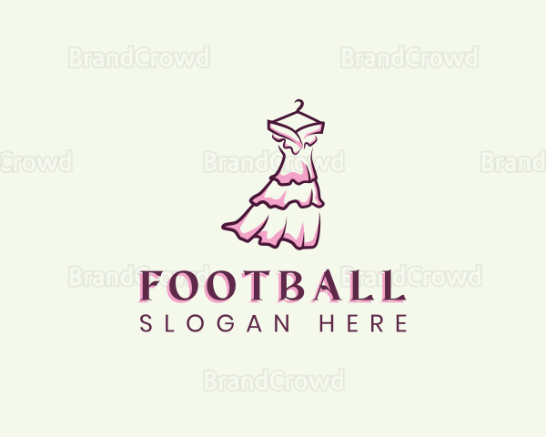 Dress Gown Clothing Logo