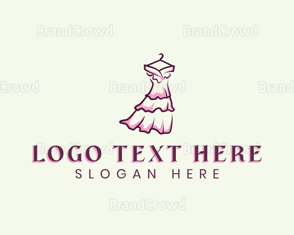 Dress Gown Clothing Logo