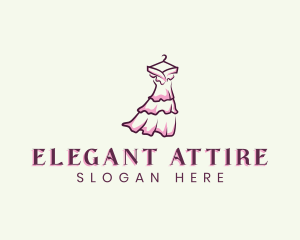 Gown - Dress Gown Clothing logo design