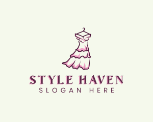 Outfit - Dress Gown Clothing logo design