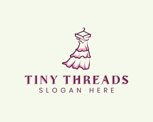 Dress Gown Clothing logo design