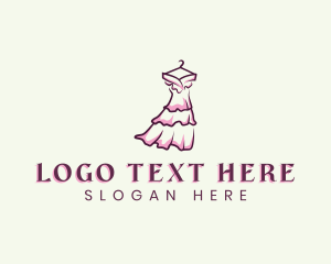 Fabric - Dress Gown Clothing logo design