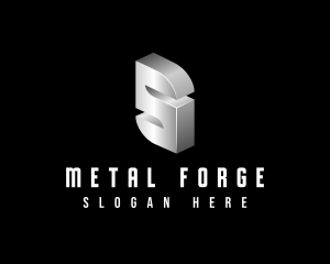 Foundry - Industrial Steel Metalwork logo design