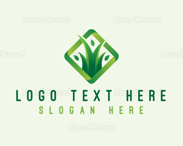 Garden Grass Landscaping Logo