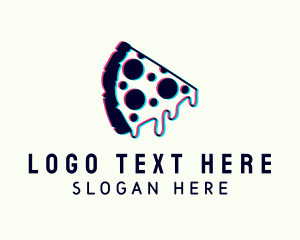 Glitch Pizza Restaurant Logo