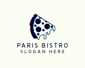 Glitch Pizza Restaurant logo design